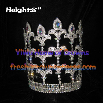8inch Fleur De Lis Crowns With Adjustable band
