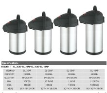 stainless steel vacuum air pot/pump pot