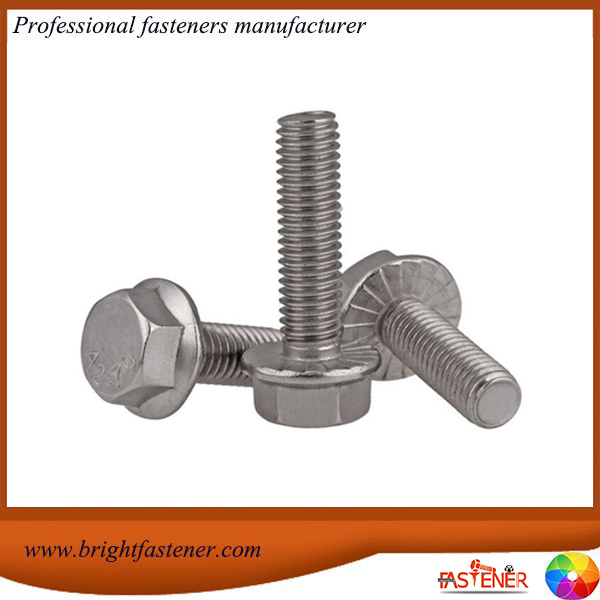 Pernos hexagonales de brida DIN6921