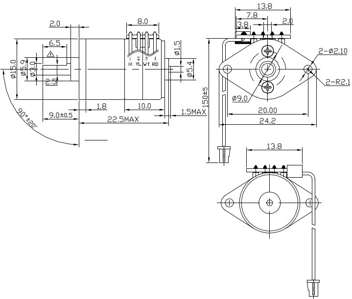 high torque rc stepper motor