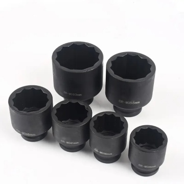 Multiple Sizes 1-1/2'' 12 Point 36mm - 120mm Deep Impact Sockets