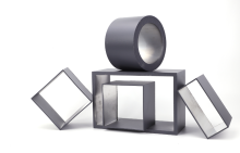 Anodized silver square tube aluminum profile