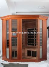 4 persons far infrared diamond style sauna pergola