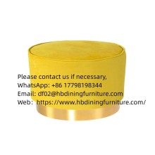 Dining Furniture Cheap Mushroom Stool Velvet Dining Room Dressing Room Fabric Small Stool