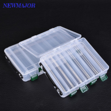 NEWMAJOR Multifunctional Fishing Lure Box with Compartments - Lure Hook Storage Case