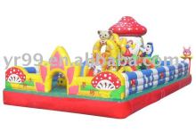 Lovely inflatable Mushroom paradise bouncer inflatable castle inflatable slide