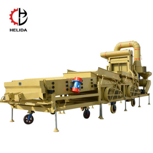 Grain Wheat Oil Seeds Vegetable Seeds Cleaning Mobile Combine Seed  cleaner machine