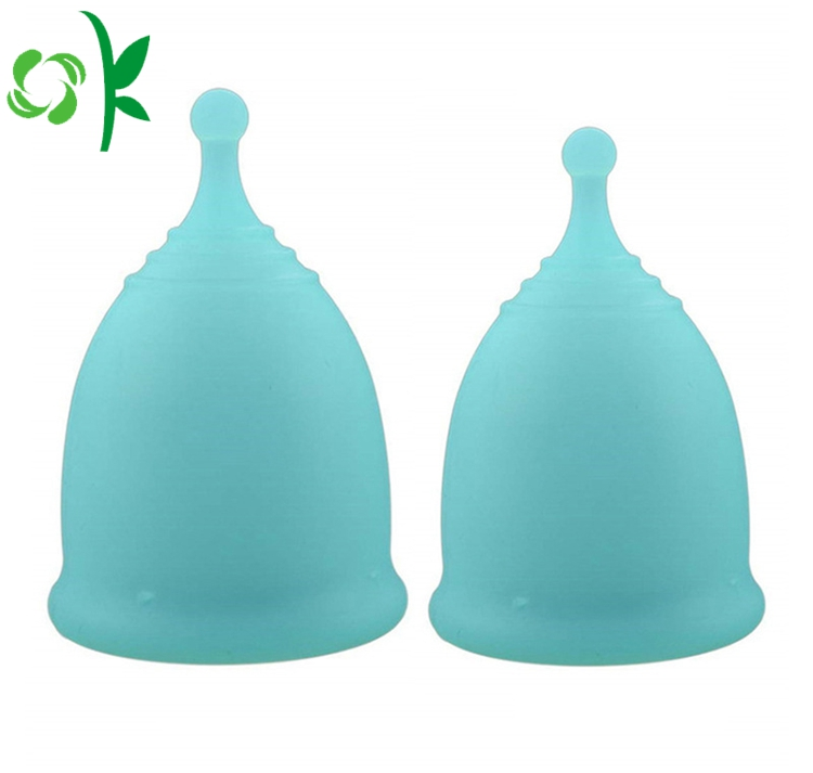 Eco-friendly Woman Reusable Silicone Menstrual Cups