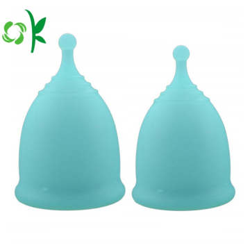 Eco-friendly Woman Reusable Silicone Menstrual Cups