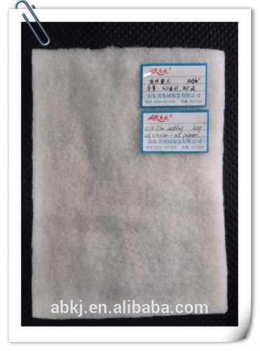 for Quilt, Comforter, Silk fiber (20%silk fiber+80%PE) wadding