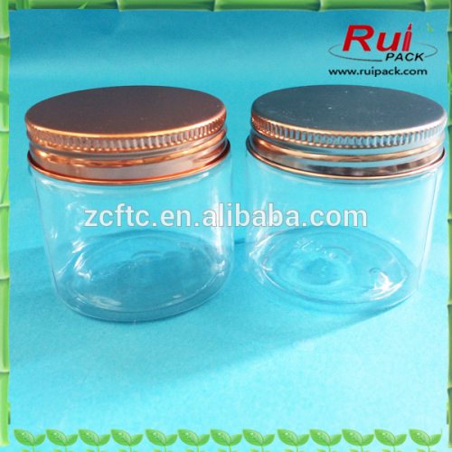 Empty frosted cosmetic PET jar, 60g cosmetic cream PET jar, cream jar 60g