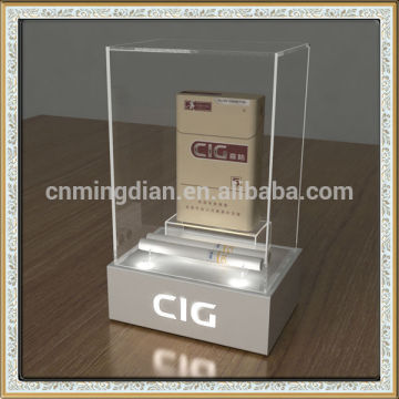 LED lighting acrylic cigarette display rack