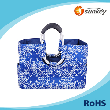 Cooler reusable shopping bags foldable for picnic