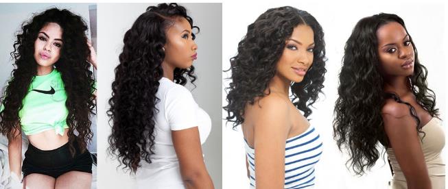2019 New Arrival Brazilian Water Wave Curls Human Hair Extensions In Atlanta, Wholesale hair Weave Virgin Bundles