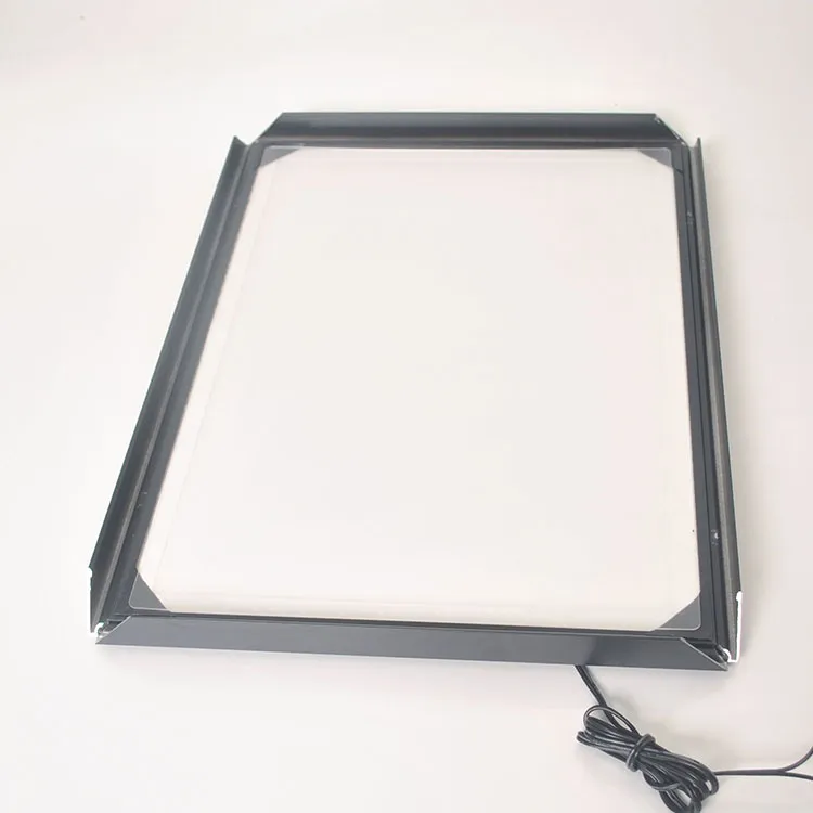 LED Movie Poster Advertisement Light Box Snap Frame Display Lamp