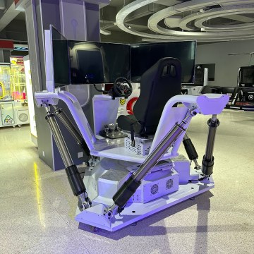 Virtual Reality 6Dof 3Screen Driving Car Racing Simulator