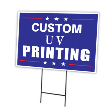 PP Corrugated Board Yard Sign Letters - 18x24 Inches with Stakes