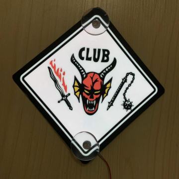 EL LED Car Stickers: Luminous Classic Car Display Stickers