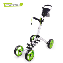 Customized Foldable Pull Push Golf Cart - Factory Hot 4 Wheels Golf Trolley