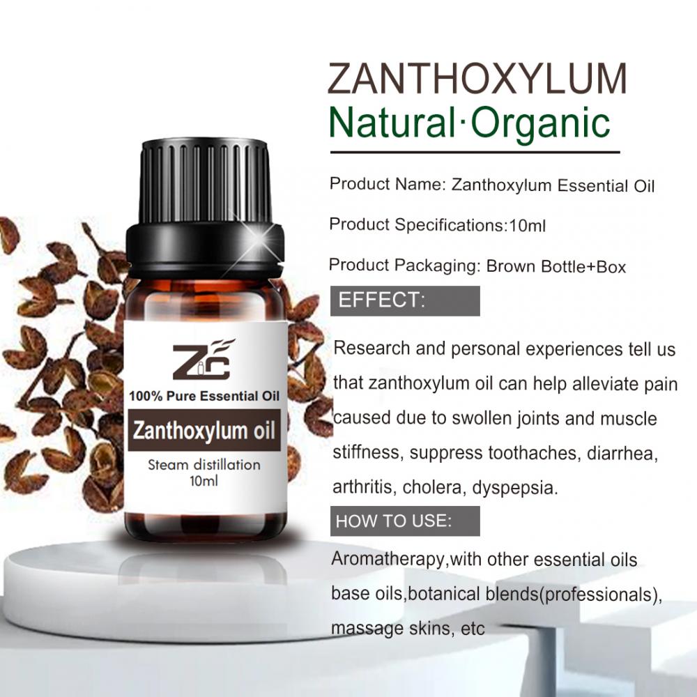 Factory Supply Pure Zanthoxylum Oil and Organic