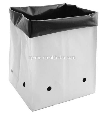 Vegetable grow bags white and black