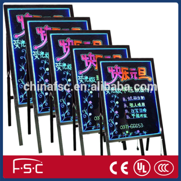 Hot new product for 2015 integrated writing board led illuminated writing board LED writing desktop board