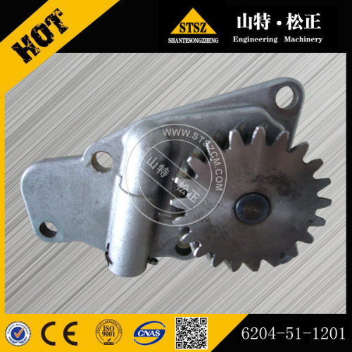 PC60-7 Excavator Oil Pump 6204-51-1201