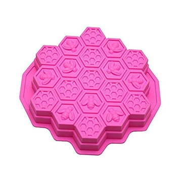 Fleksibel Kreatif Bee Honeycomb Silikon Cake Mold