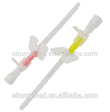 China Medical Disposable I. V Cannula with Injection Port and Wings