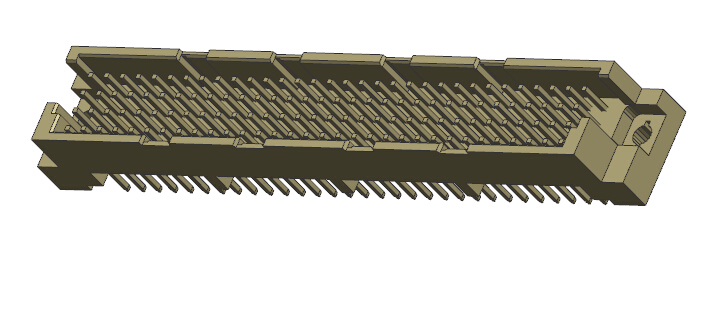 DIN41612 Vertical Male Connectors 128 Positions