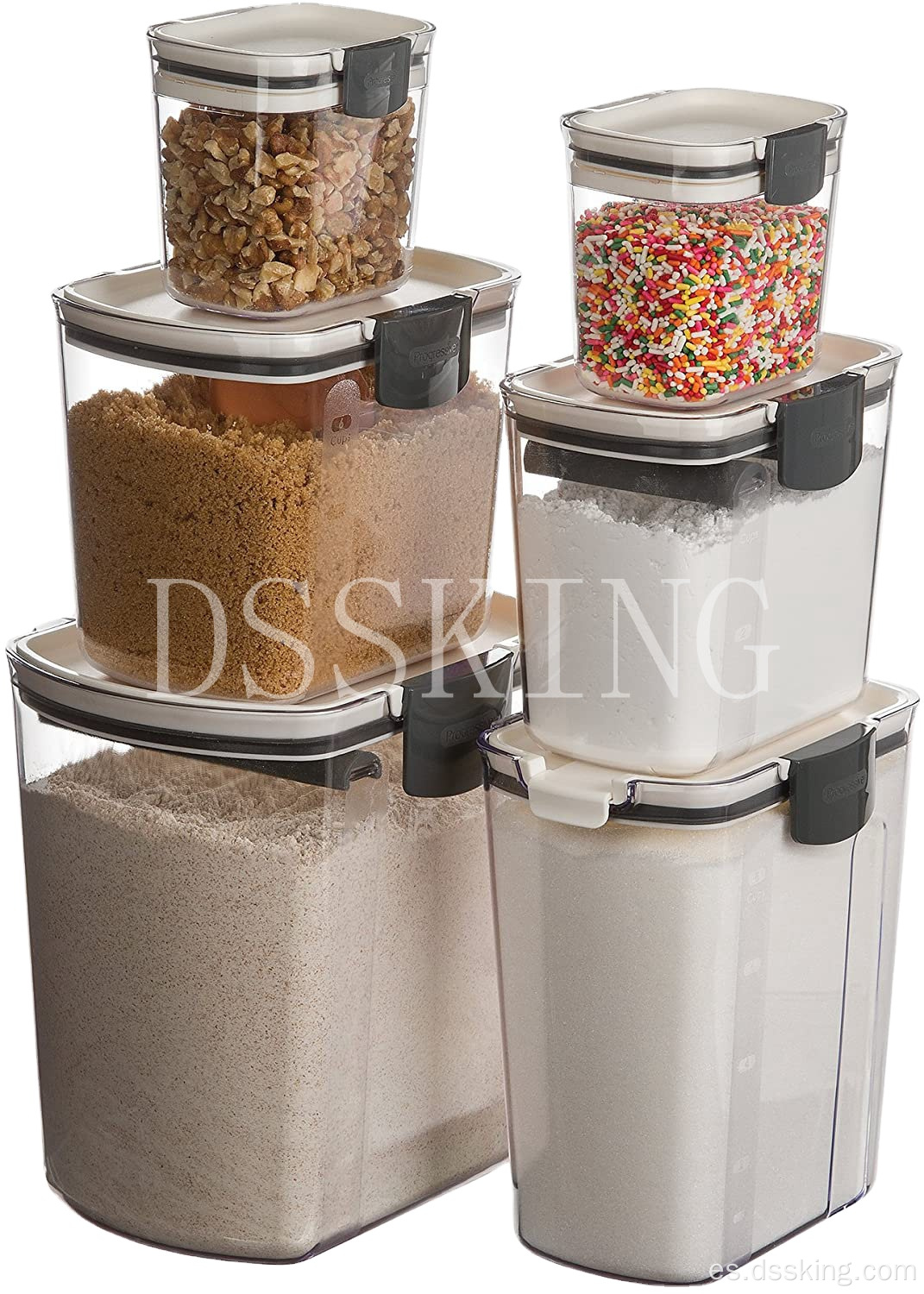 Contenedor sellado para cereales jarro de almacenamiento de cocina