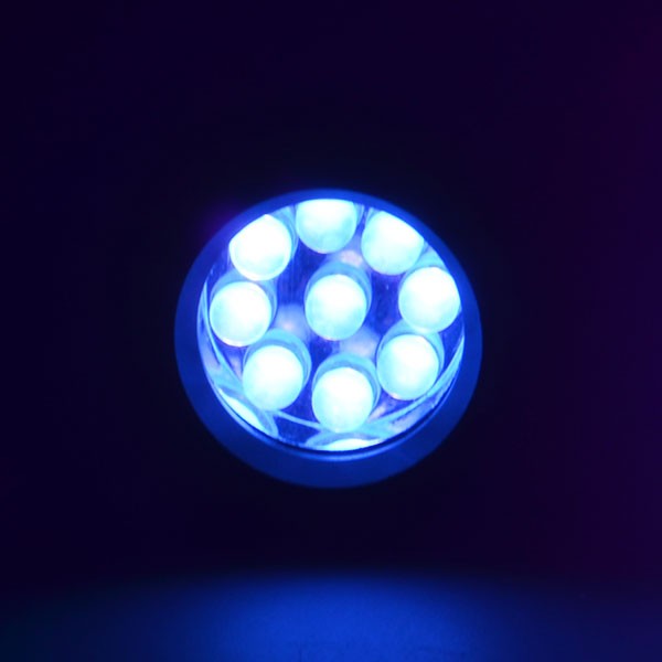 Wholesale 9 uv 395nm blacklight purple led torch best flashlight