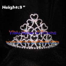 3 inch Shamrock Crystal Pageant Crowns
