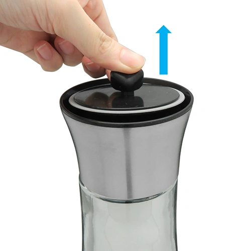 All-in-One Glass Bottle with Ice Box