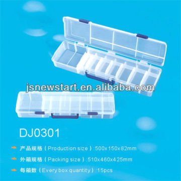 New!Premium plastic fishing tackle box case