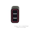 Adaptador de cargador rápido de 24W 4.8A USB 2 Puerto