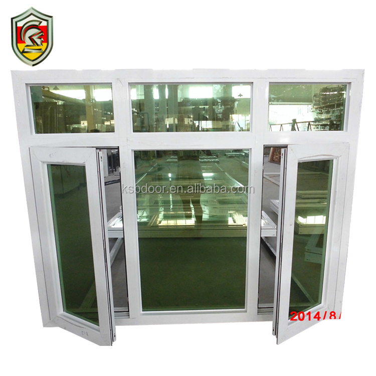 High quality residential aluminium profile hurricane impact double tempered glazed aluminium corner window