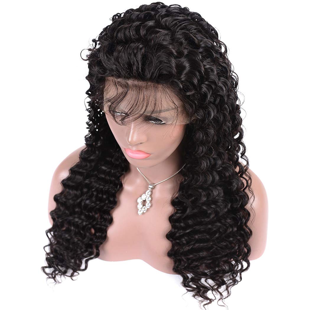 13*4 Lace Front Wigs Human Hair Pre Plucked Frontal Wig for Woman Brazilian Deep Wave Human Hair Wigs with Baby Hair