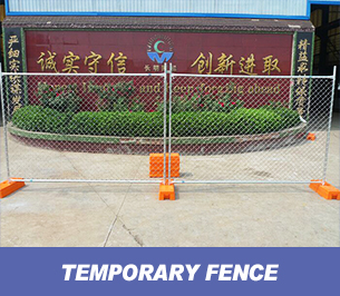 Welded Temporary Fencing Panels With Clamps