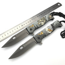 Stainless Steel Metal Folding Pocket Hunting knife