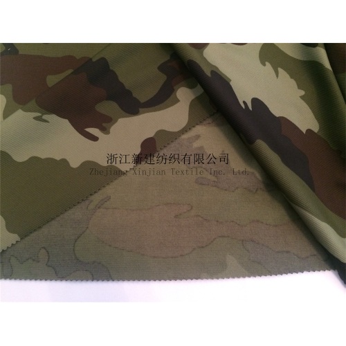 Waffle Polyester Camouflage Fabric with Compound