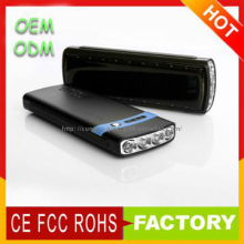 High quality solar torch phone charger with 4 led lights solar power