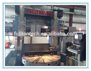 FULLTONTECH Double Columns Vertical CNC VTL Table 2000mm Diameter