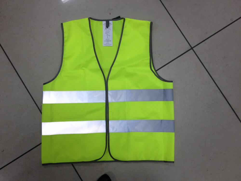 100% polyester reflective vest