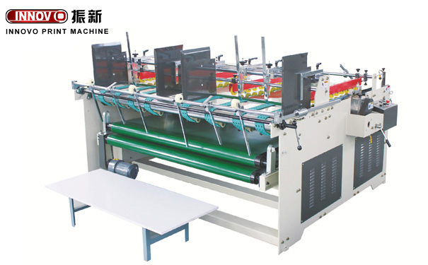 High quality box double-side gluer or presse type gluer machinery