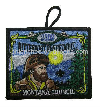 Embroidered Patches - Sticky Scout Council Patch for Boy/Girl Scounts (Patch/Emblem/Badge/Label/Crest/Insignia)