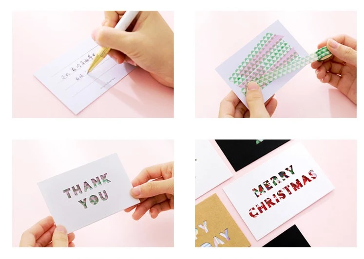 Christmas Greeting Gift Masking Tape Set