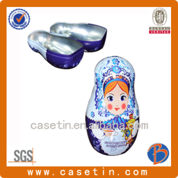 Russian Matryoshka dall tin