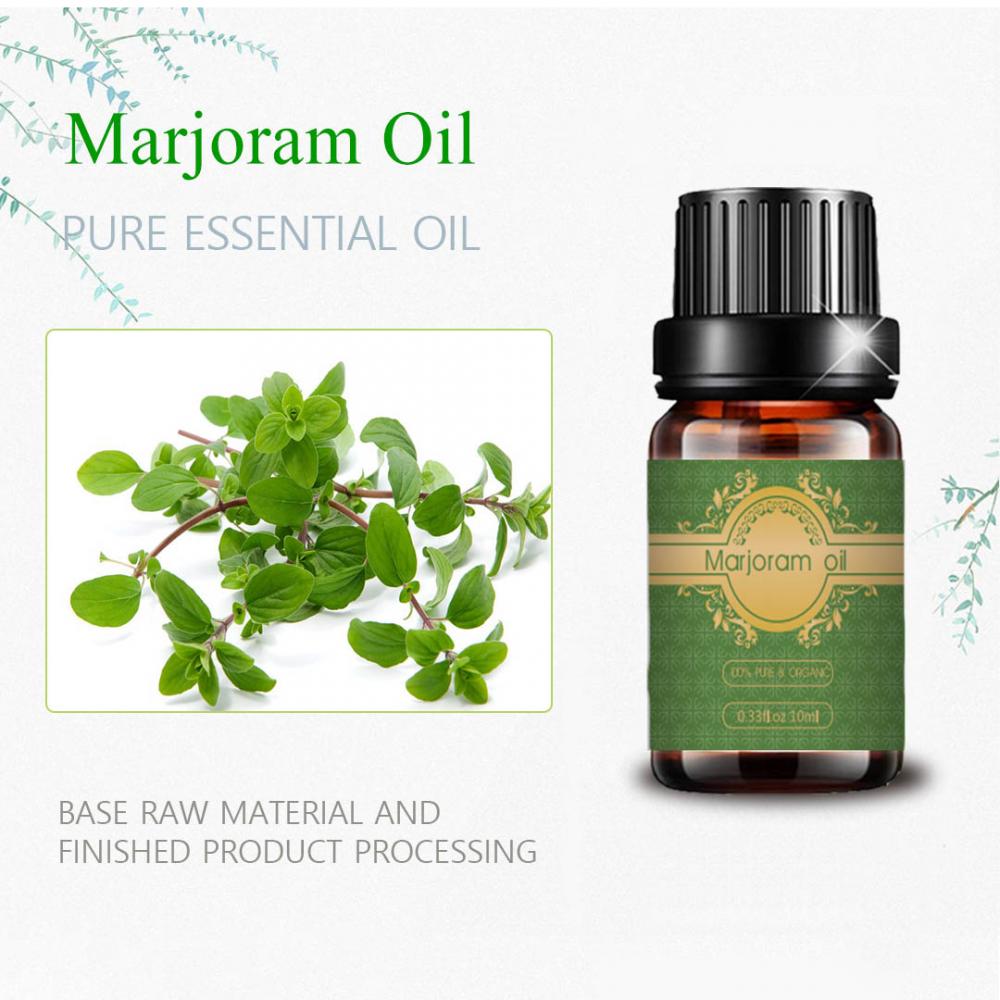 Label pribadi manis marjoram oem minyak esensial