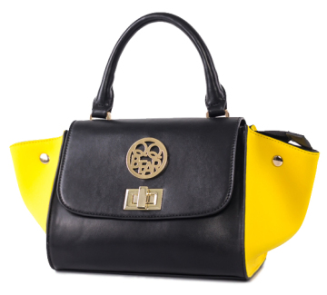 Latest QQ Bear Fashionable Contrast Color Girl's PU Shoulder Bag / Tote Bag (pH1683)